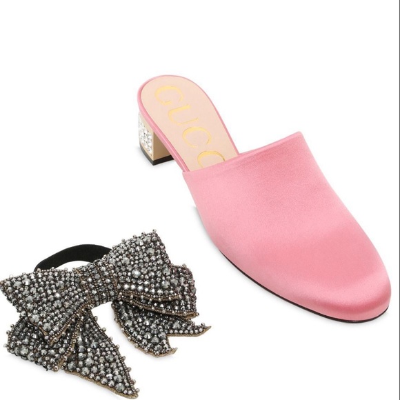 GUCCI CRYSTAL SLIDES - Picture 3 of 6